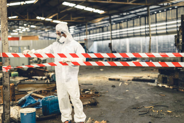 Professional Trauma Scene Cleanup technician working in Advance, IN